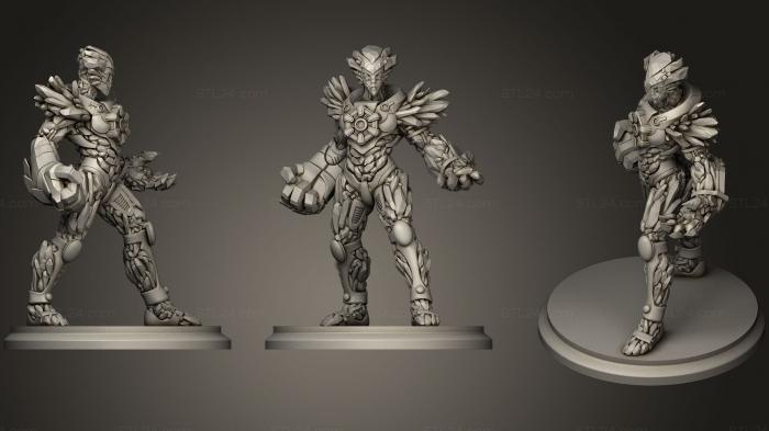 Figurines heroes, monsters and demons (Arkoline, STKM_0624) 3D models for cnc